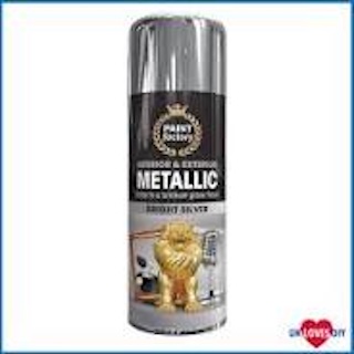 metallic spray paint